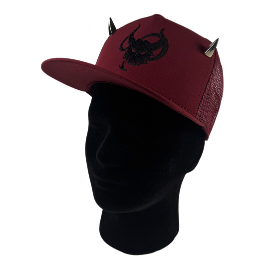 Burgundy Cap w/ Black Thread