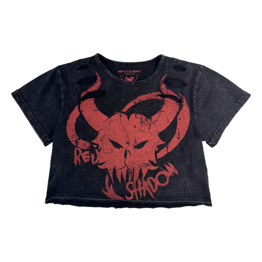 Mineral Black Crop Top (RS Logo)