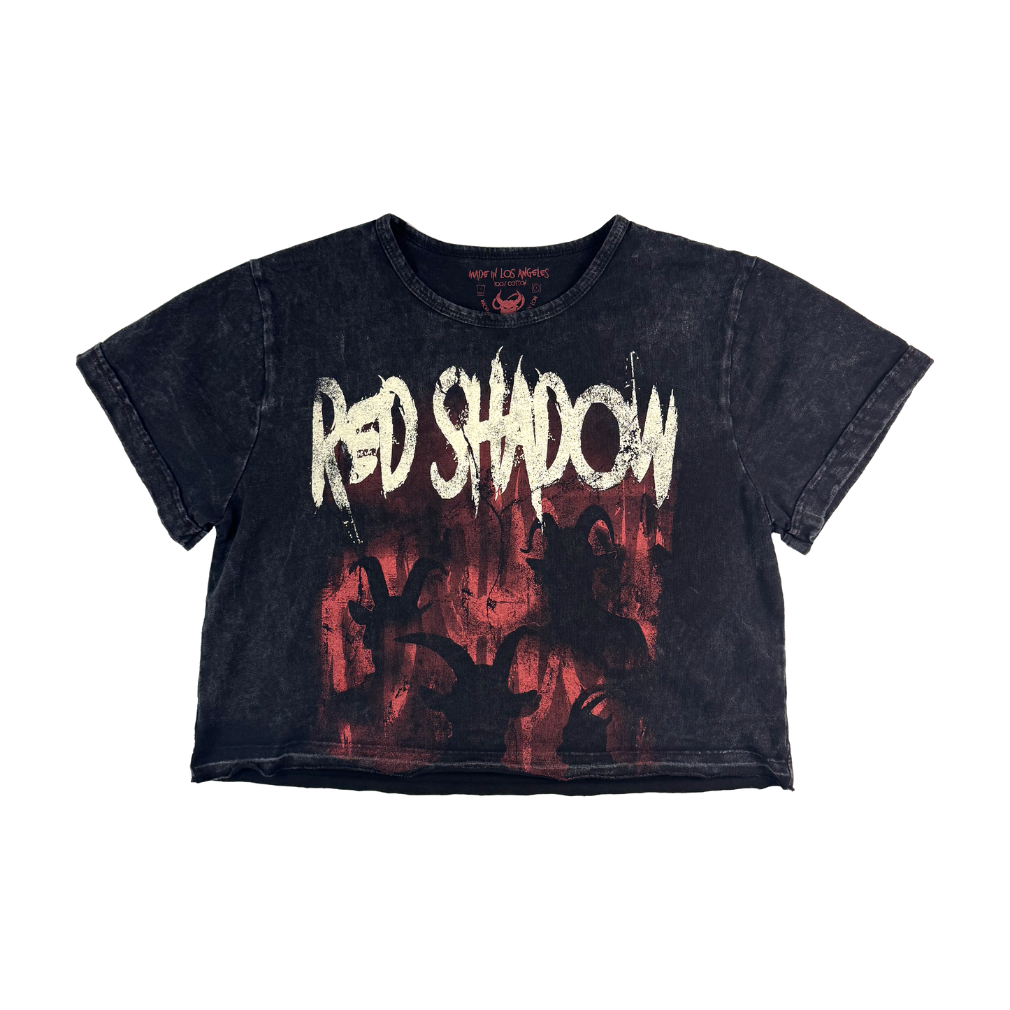 Silhouette Mineral Black Crop Top