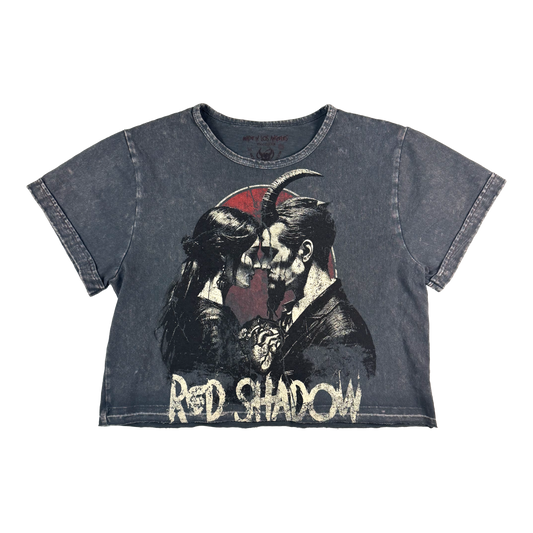 Dead Lovers Mineral Silver Crop Top