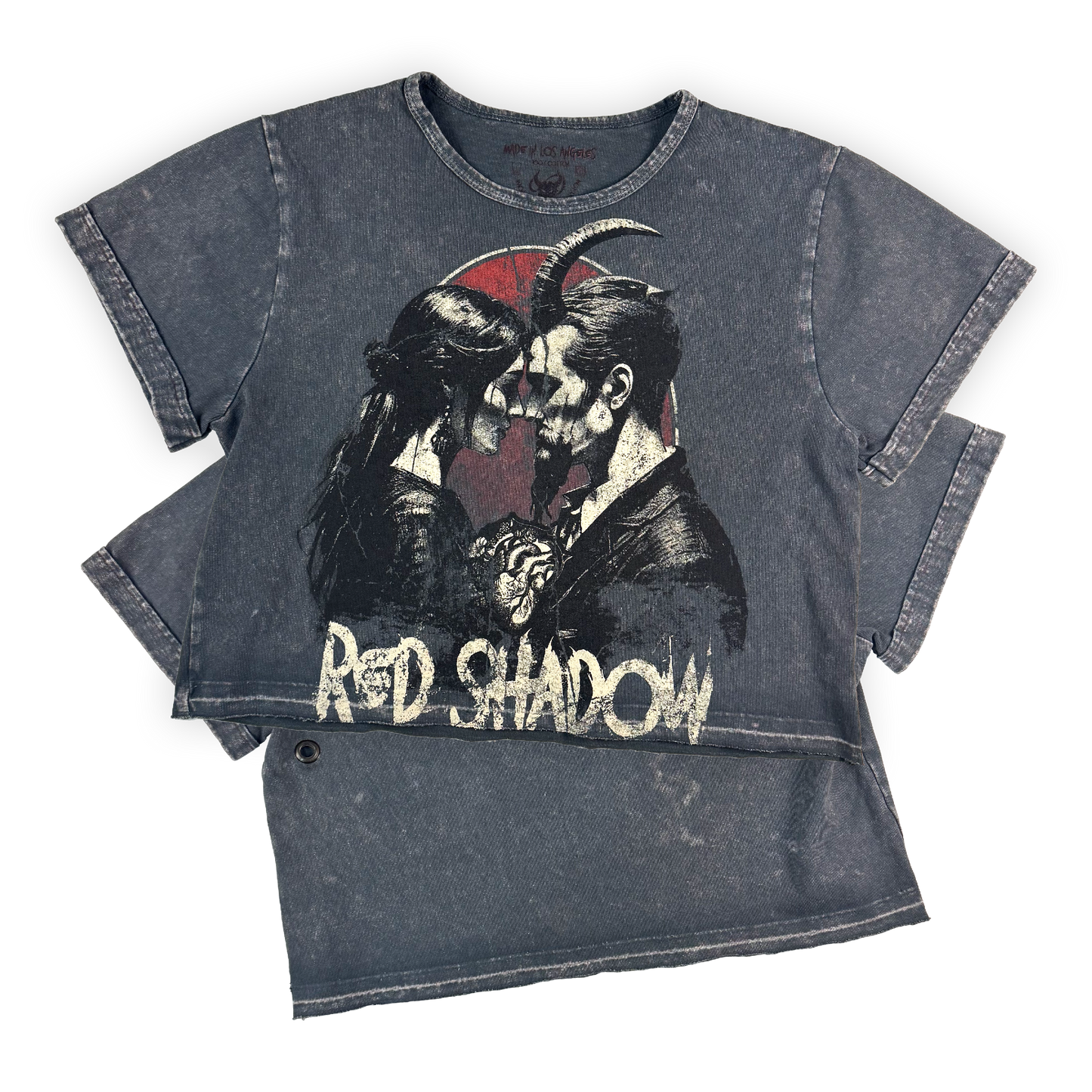 Dead Lovers Mineral Silver Crop Top