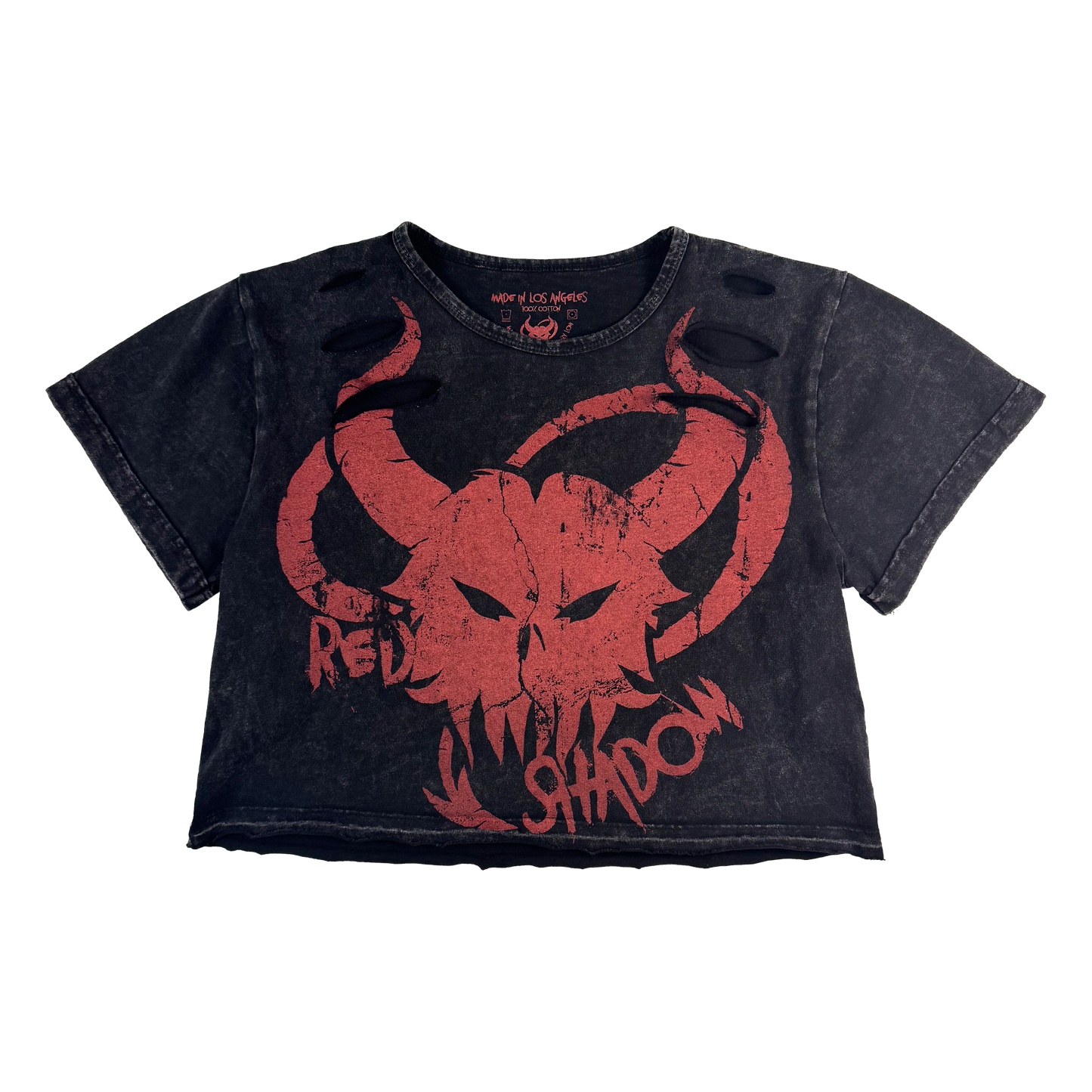 Mineral Black Crop Top (RS Logo)