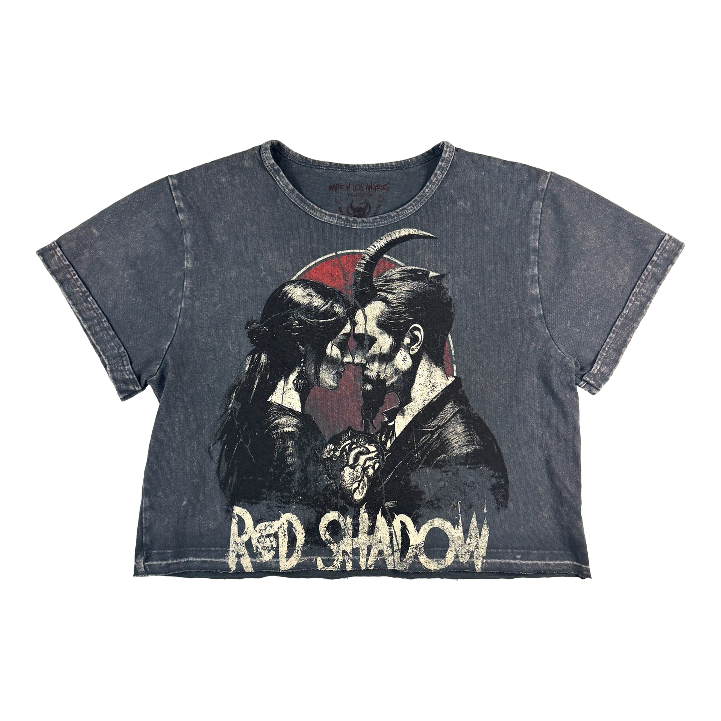 Dead Lovers Mineral Silver Crop Top